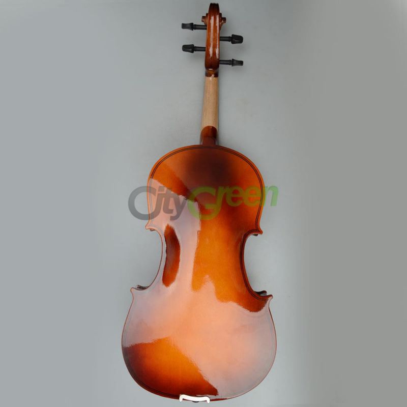 New 15 Inch Brown Basswood School Student Acoustic Viola with Case Rosin Bow
