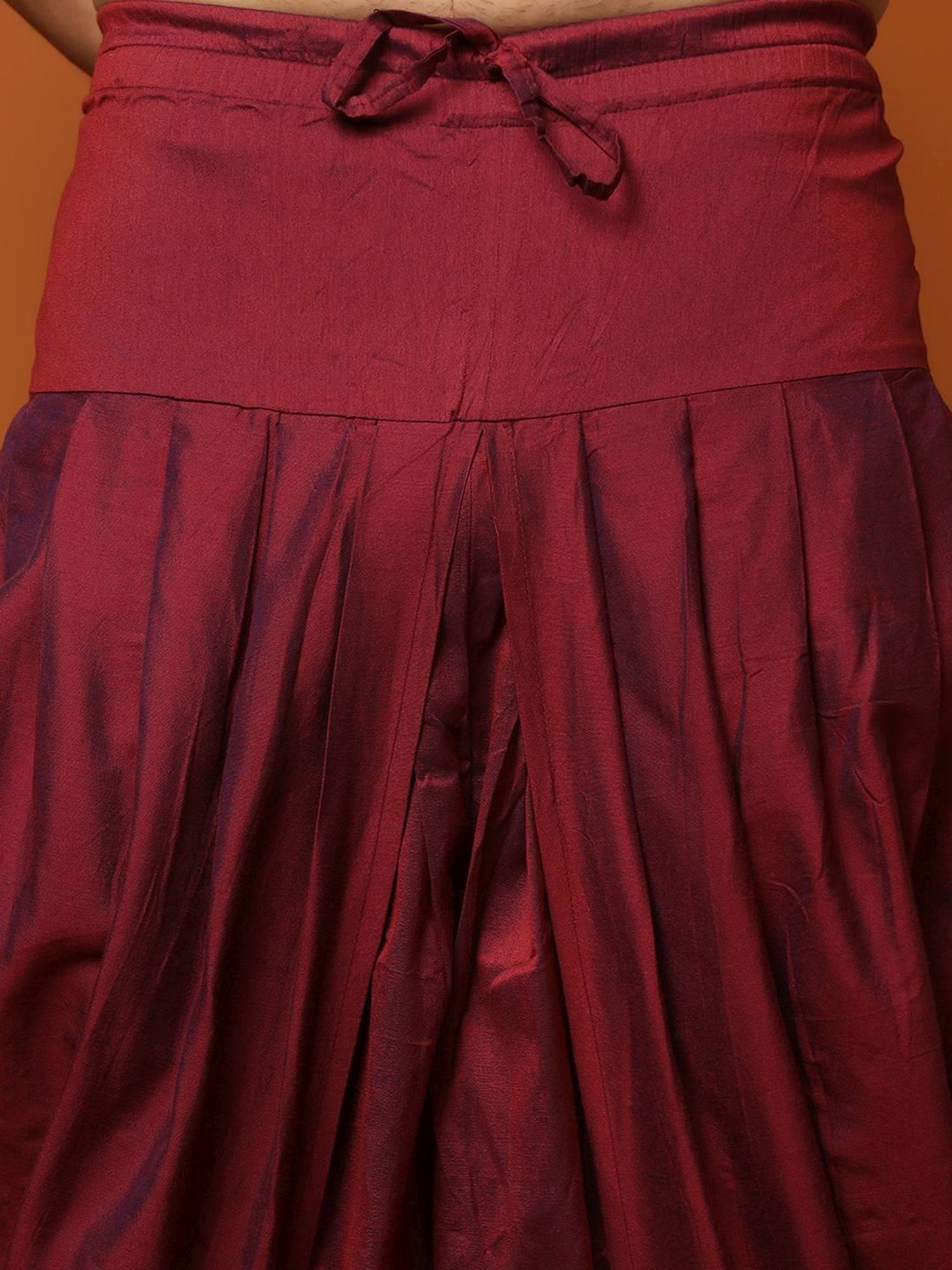 Hangup Plus Beige & Black Regular Fit Printed Sherwani Set