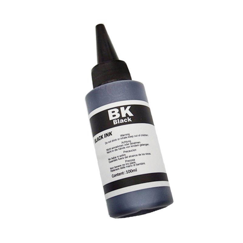 color Dye ink For-Epson Refill Ink Kit bottle bulk Universal refillable cartridge ciss printer100ML 1SET 1BK