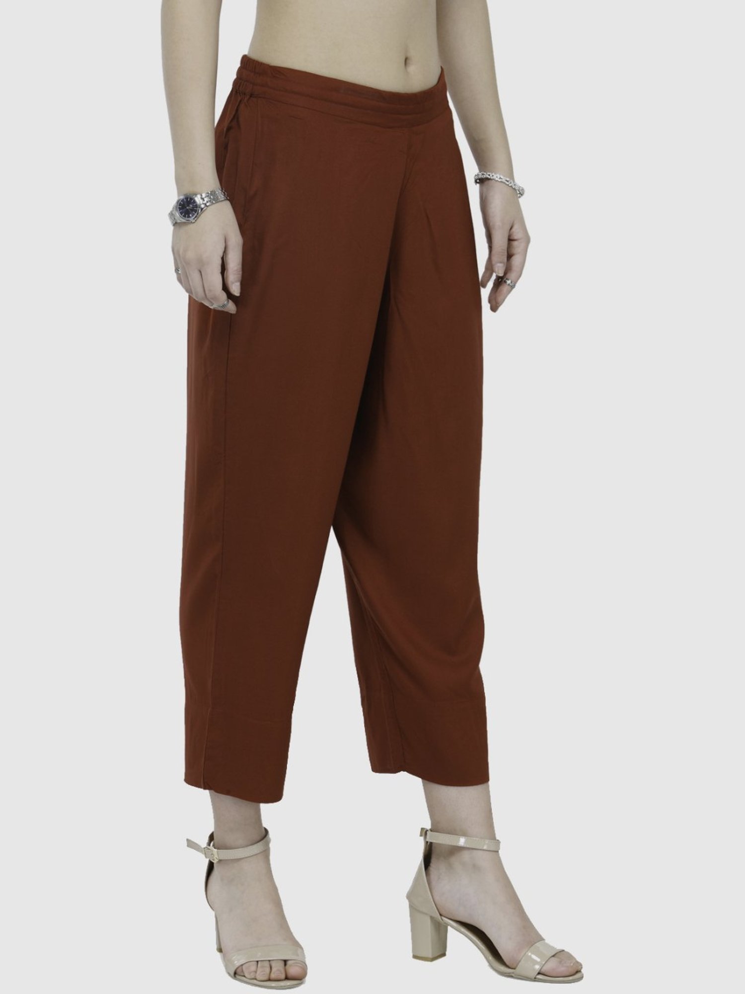 KSUT Rust Regular Fit Pants