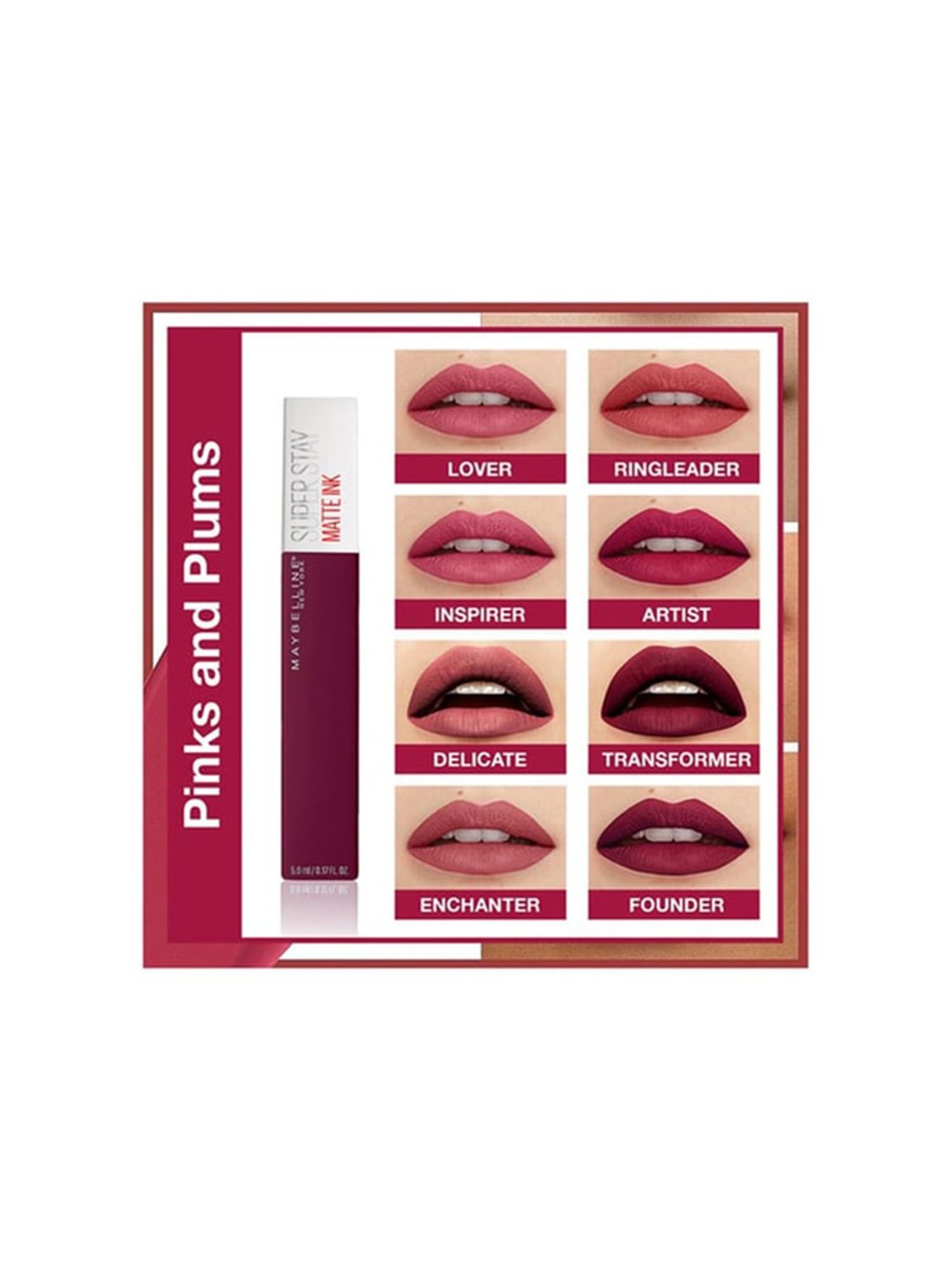 Maybelline New York Superstay Matte Ink  - Enchanter,5ml