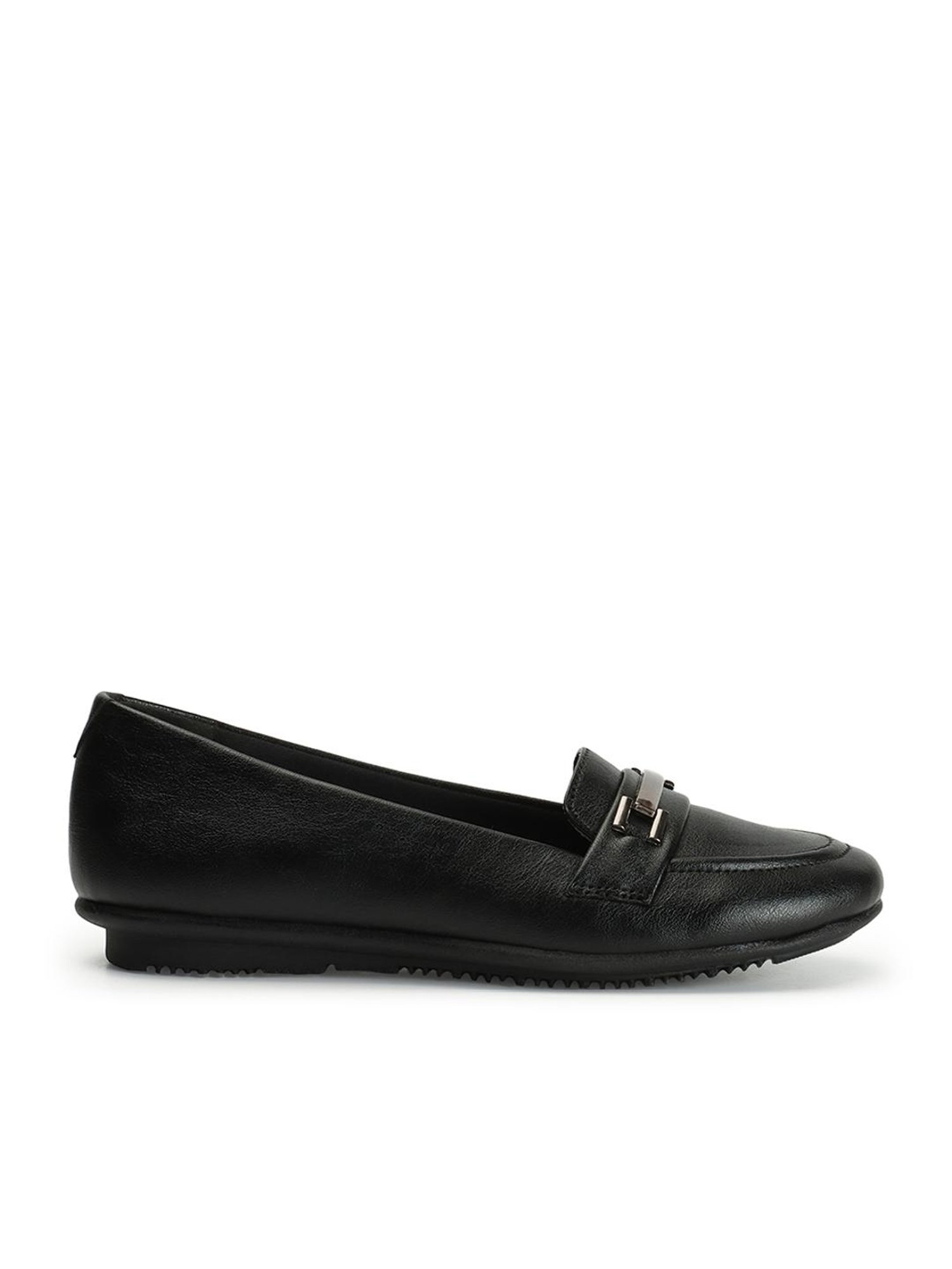 Elle Women's Black Casual Loafers
