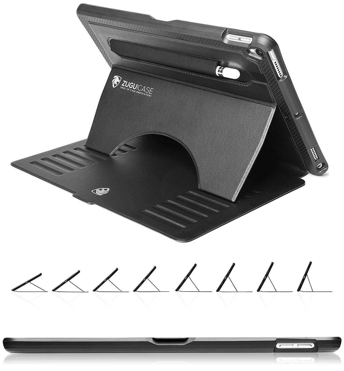 ZUGU CASE - 2019 iPad Air 10.5/2017 iPad Pro 10.5 Inch Case Prodigy X - Very Protective but Thin with Convenient Magnetic Stand with Sleep/Wake Cover (Black)