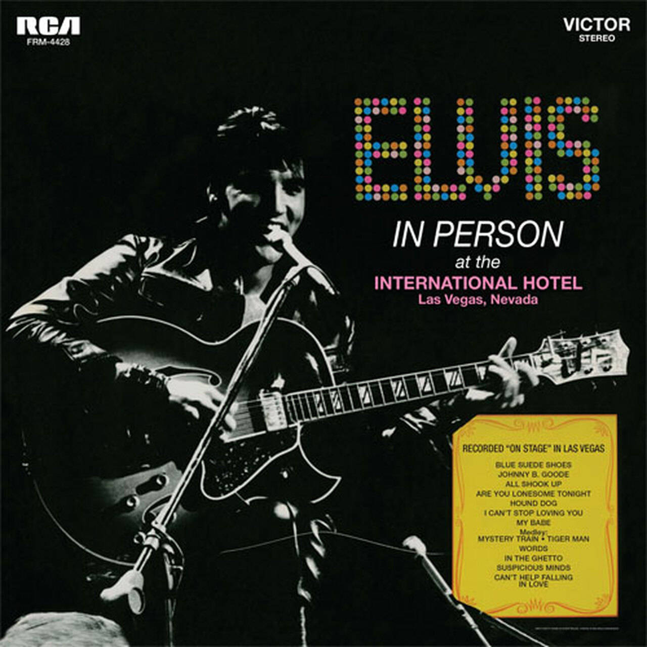 Elvis Presley Elvis In Person at The International Hotel Las Vegas, Nevada 180g LP (Gold & Blue Swirl Vinyl)