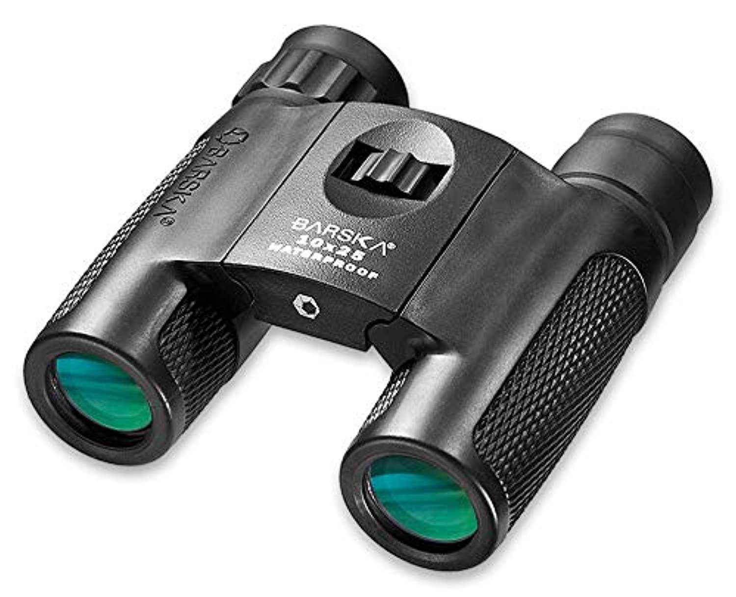 barska ab11844 blackhawk 10x25 waterproof binoculars for birding, boating, events, hiking, hunting, etc