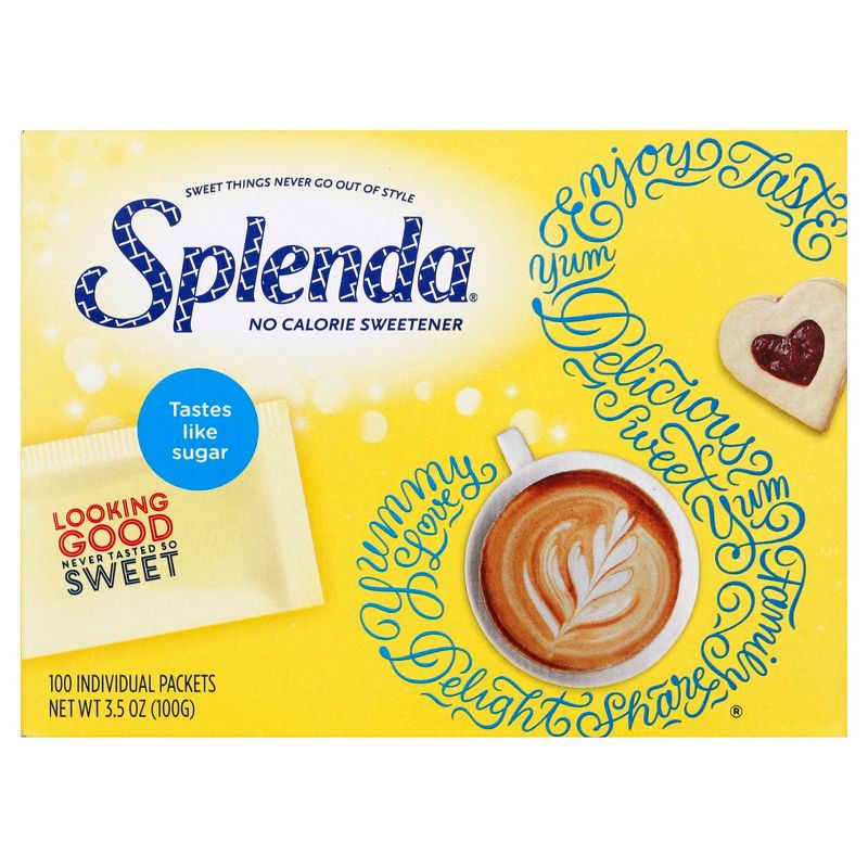 Splenda No Calorie Sweetener Packets 3.5oz/100pk