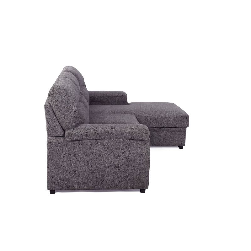 Tampa Sectional Sofa Ash Gray - Serta