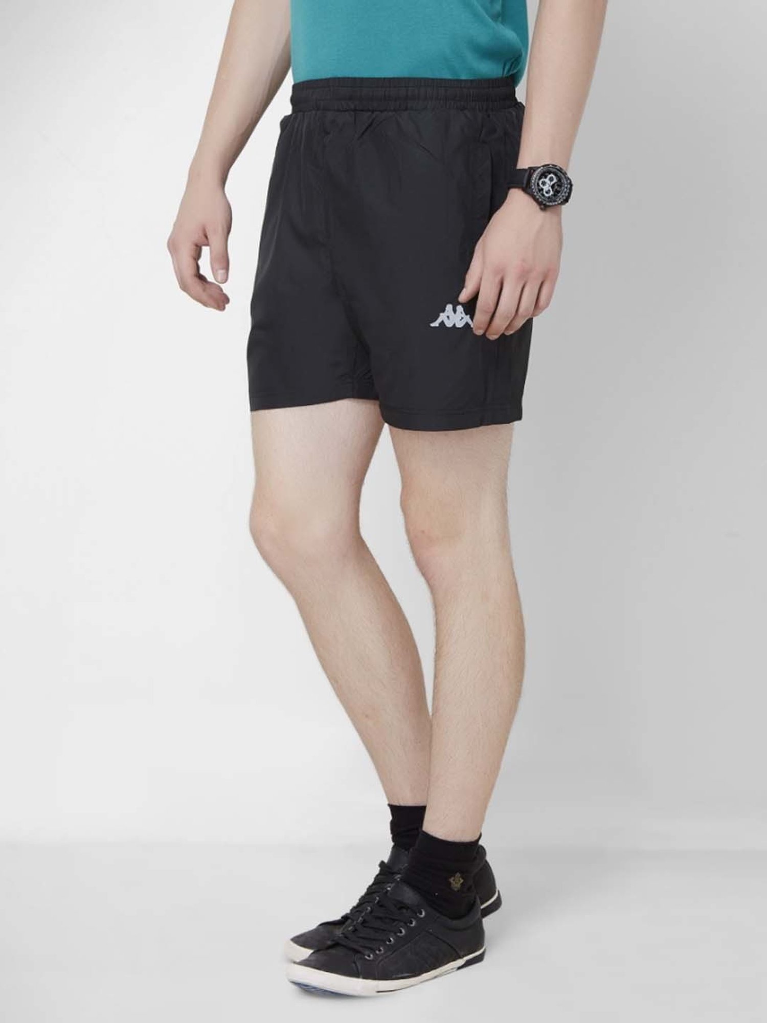 KAPPA Black Regular Fit Shorts