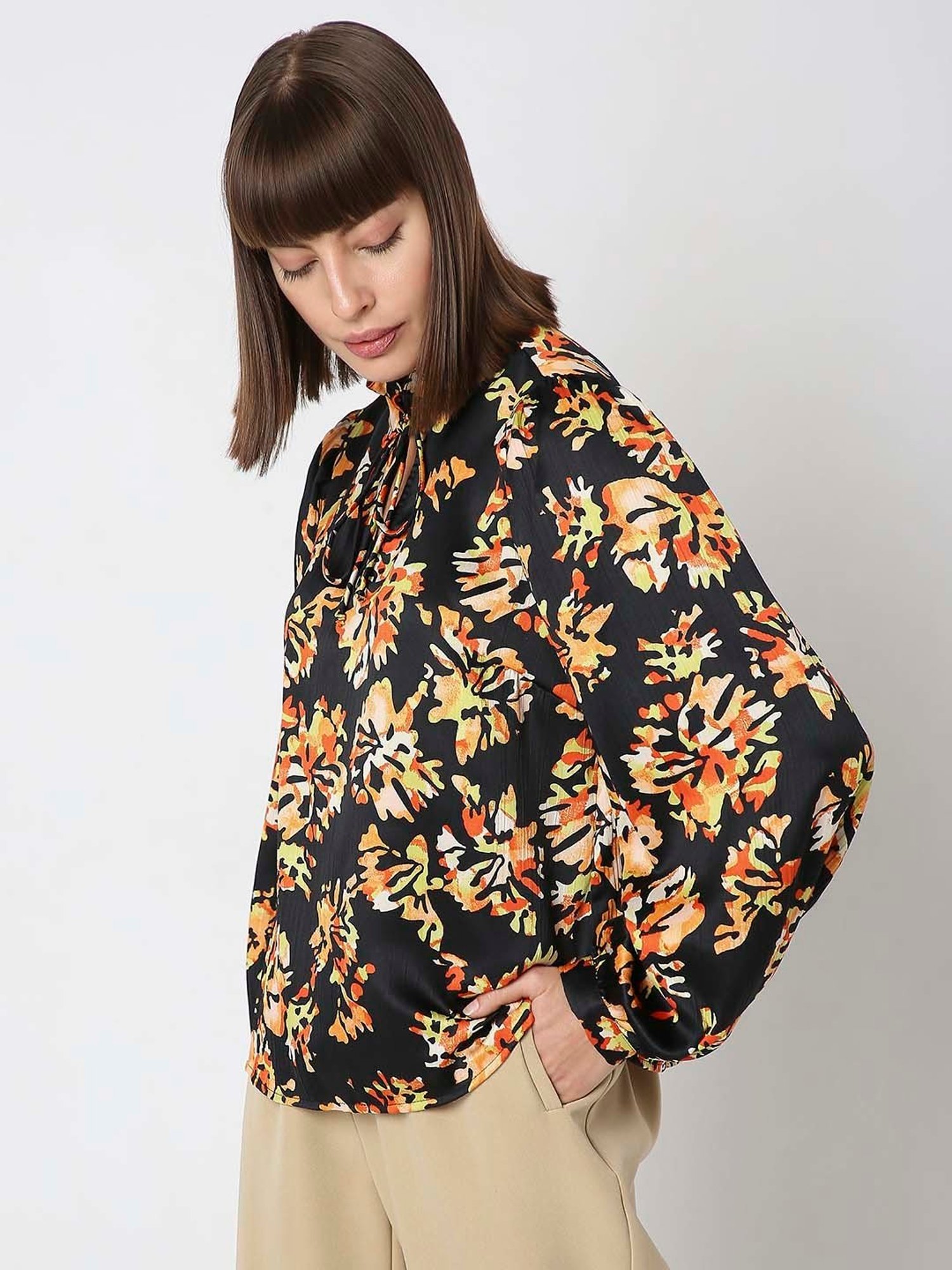 Vero Moda Multicolor Printed T-Shirt