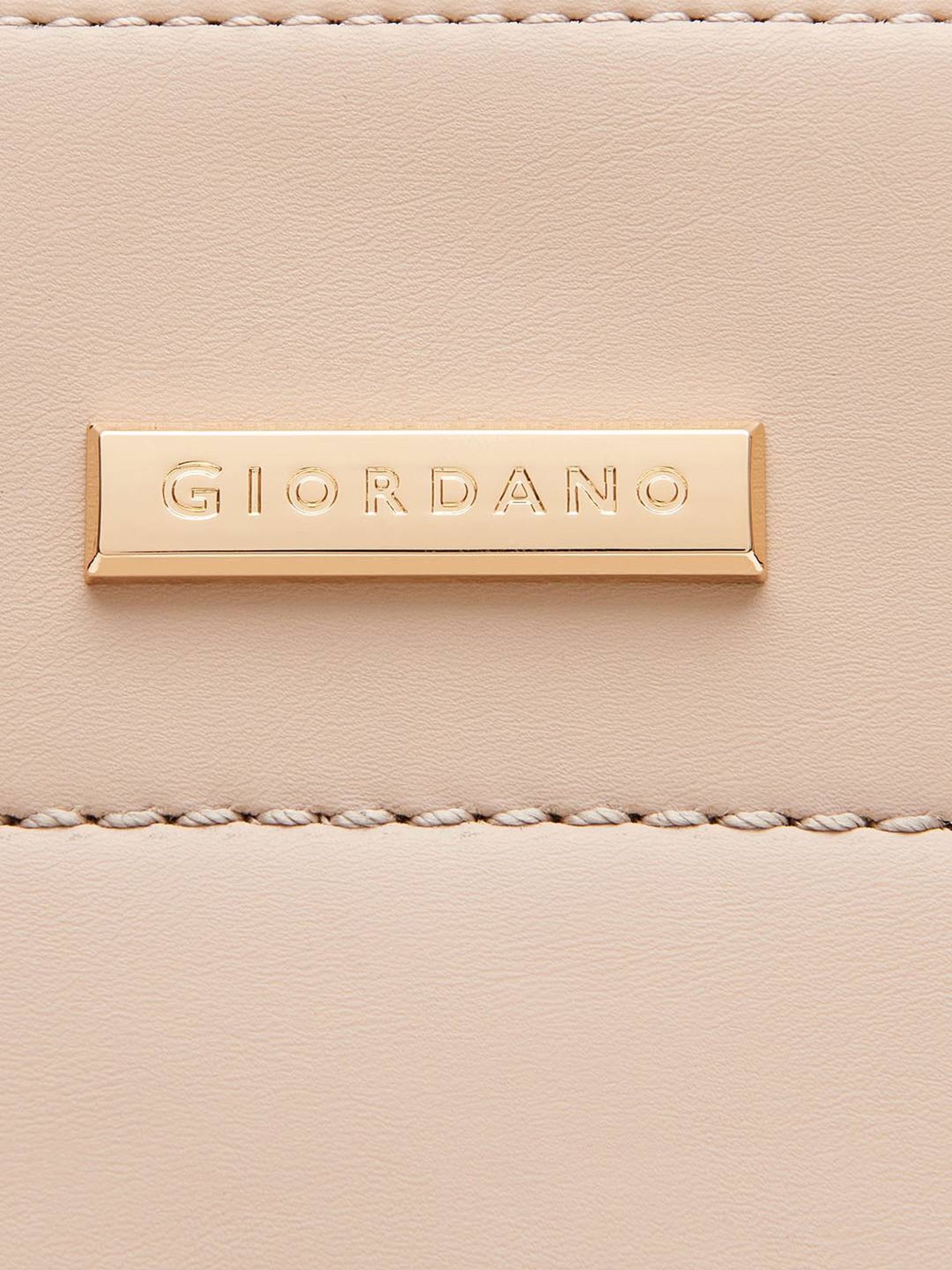 Giordano Blossoms 2020 Beige Textured Medium Shoulder Handbag