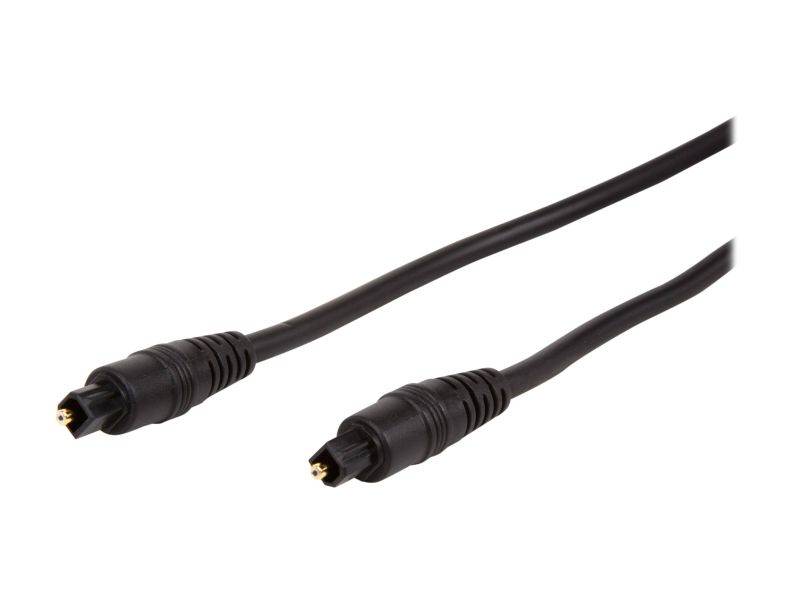 Link Depot Model TOS-6 6 ft. OD 5.0mm Molded Type Toslink - Fiber Optic Audio Cable