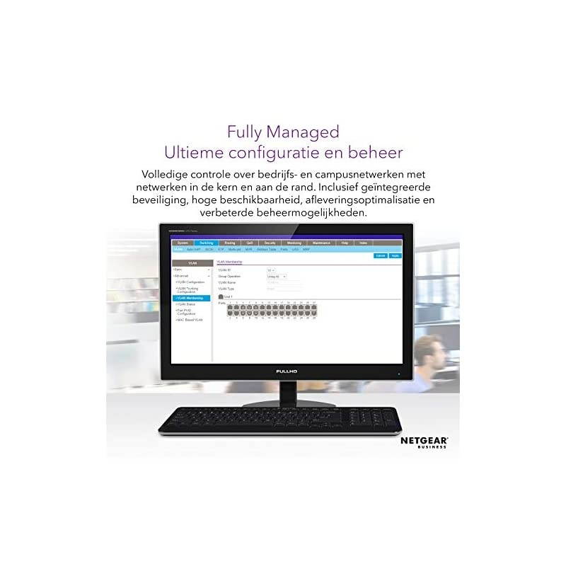 10-Port PoE Multi-Gigabit Ethernet Fully Managed Switch (GSM4210P) - with 8 x PoE+ @ 240W, 2 x 10G SFP+, Wall or Rackmount, and Limited Lifetime Protection, M4200 Series