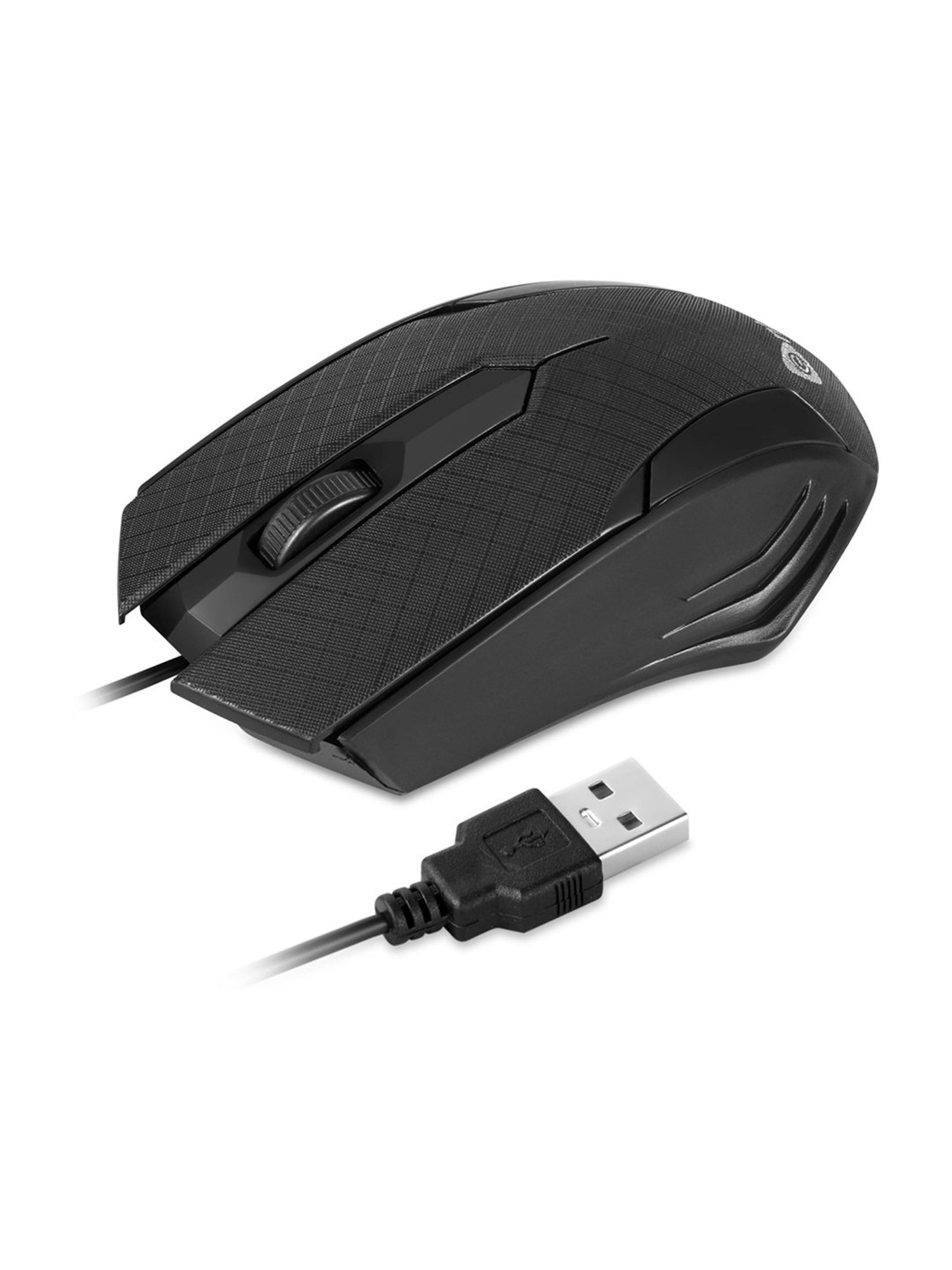 Enter Coursor Wired Optical Mouse (USB 2.0, USB 3.0, Black)