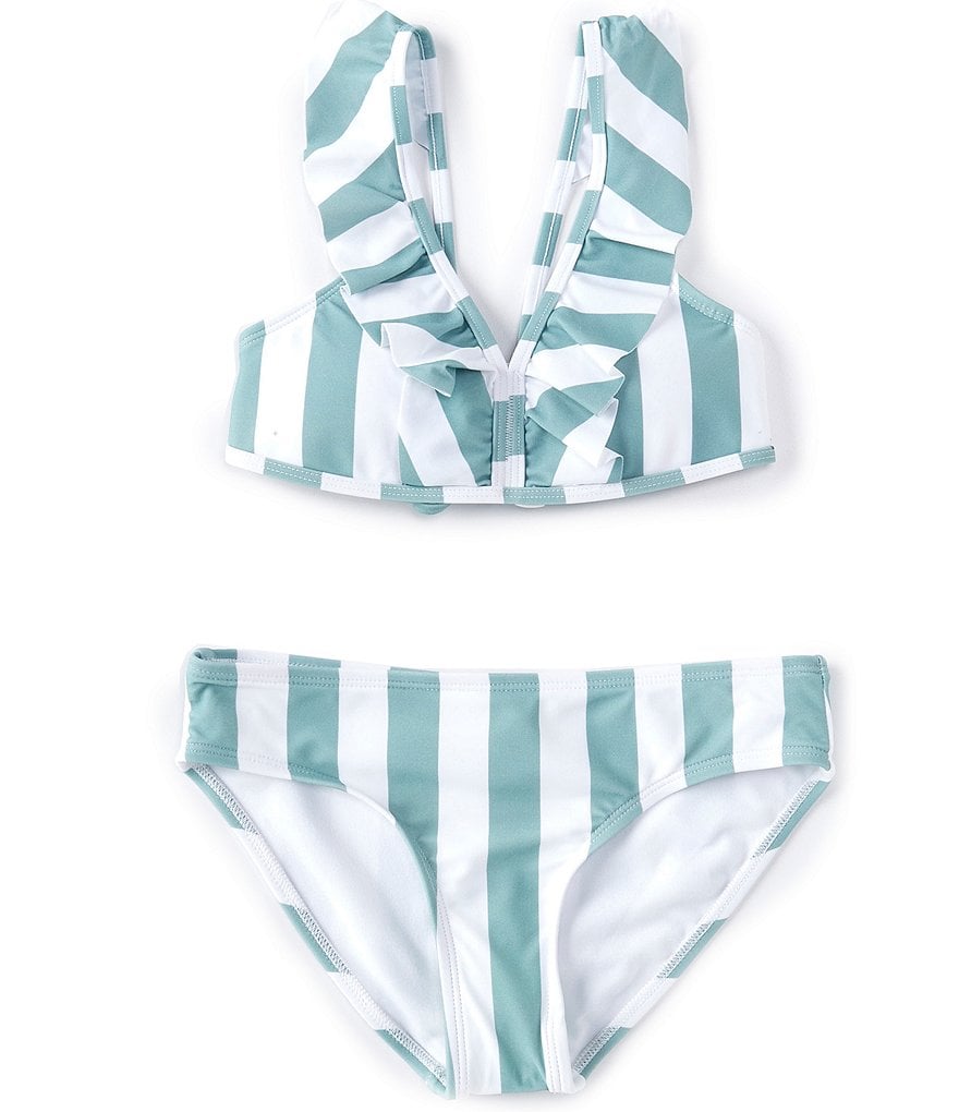 Splendid Big Girls 7-14 Stripe Romper Swimsuit Coverup