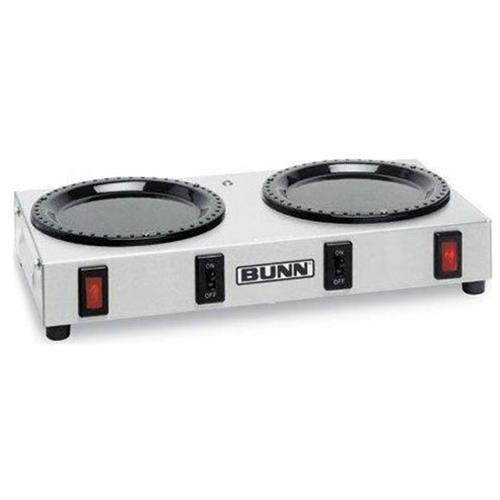 BUNN WX2 Two Station Warmer Plate, 130 W - Stainless Steel - Stainless Steel