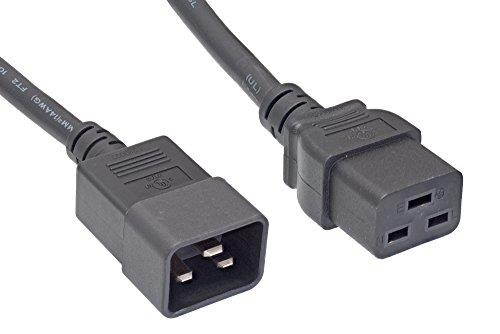 Cablelera AC Power Cord Extension IEC320 C-19 to IEC320 C-20 6 14AWG 250V 15A (ZWACFGAW-06)