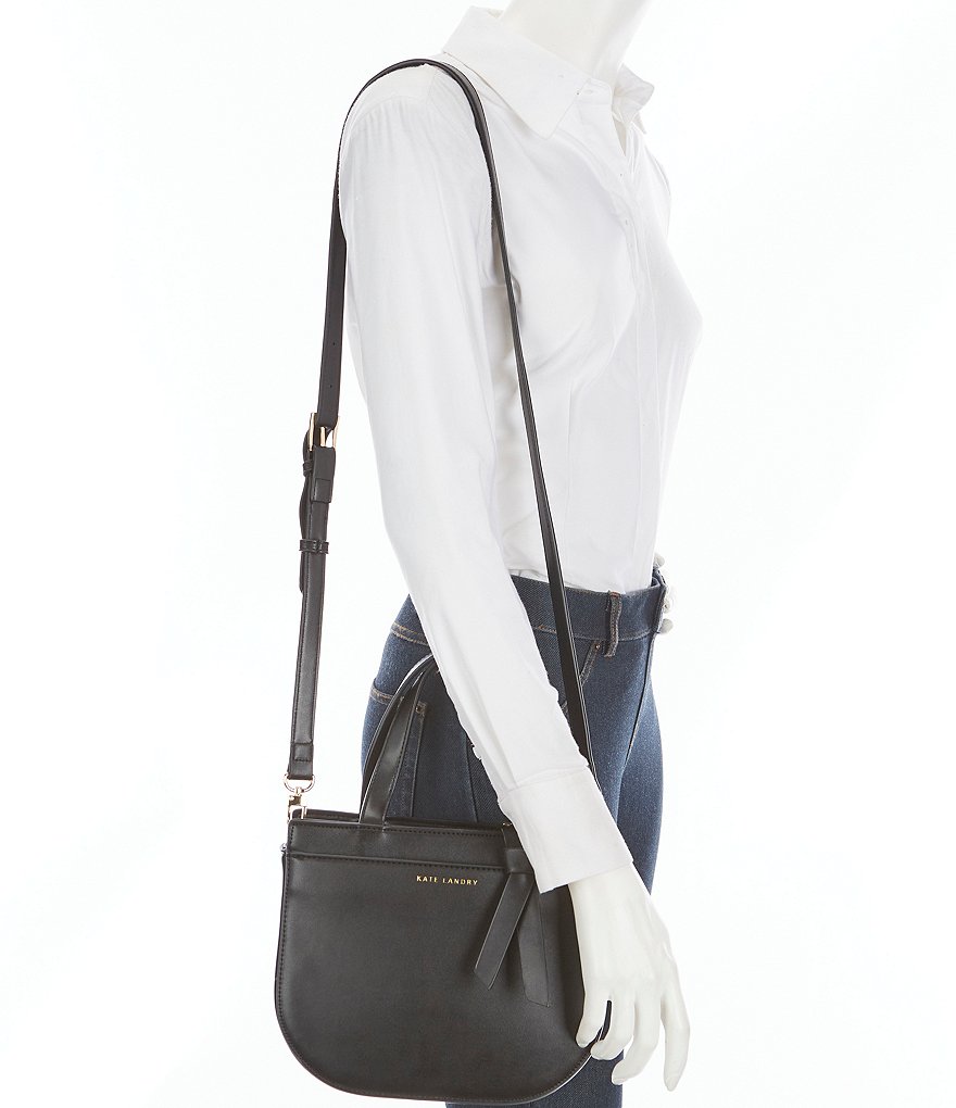 Kate Landry Round Double Handle Satchel Bag