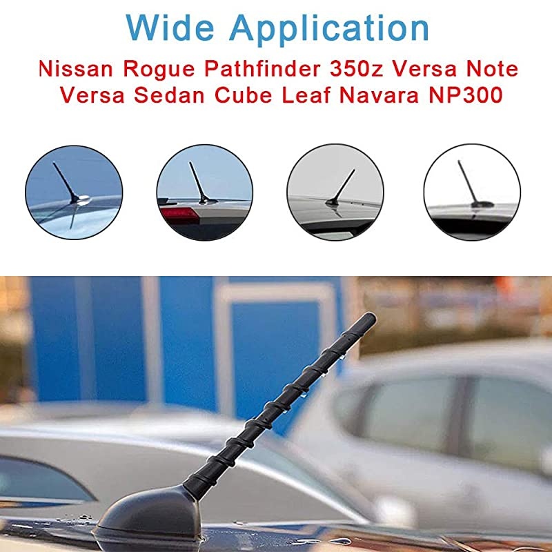 7 Inch Spiral Antenna Compatible with Nissan 20082019Rubber Antenna Replacement Mast OEM 282158H700 28215JG40B 282151FC0A 282151FC0A 282151FC0A 282158H700 CRCH0035TI