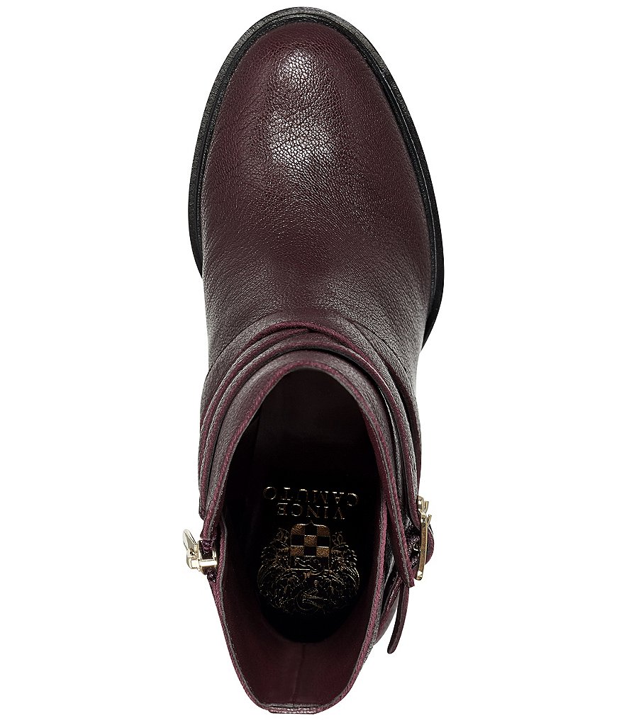 Vince Camuto Elisen Leather Platform Lug Sole Booties