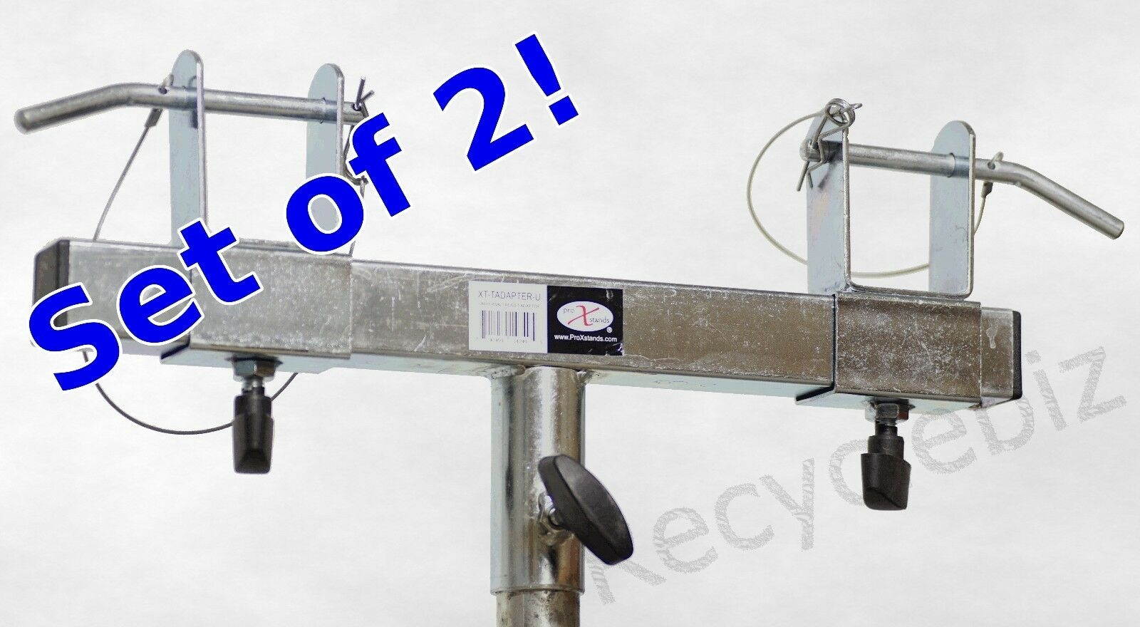 ProX XT-TADAPTER-U 2 x Triangle/Square Truss Adapter Bracket Tripod Crank Light Stand Support Bar Compatible with most trussing