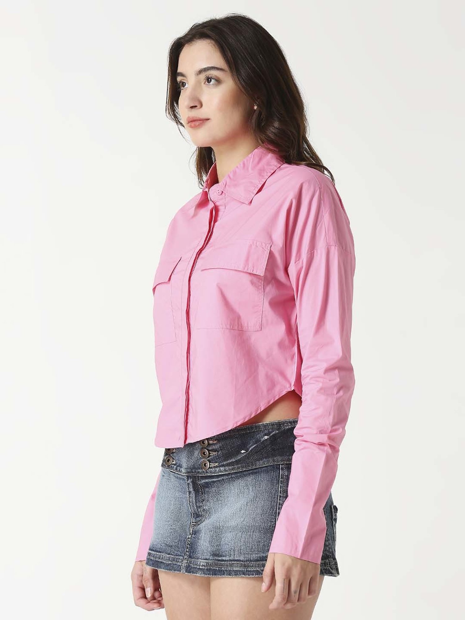 Remanika Pink Cotton Shirt
