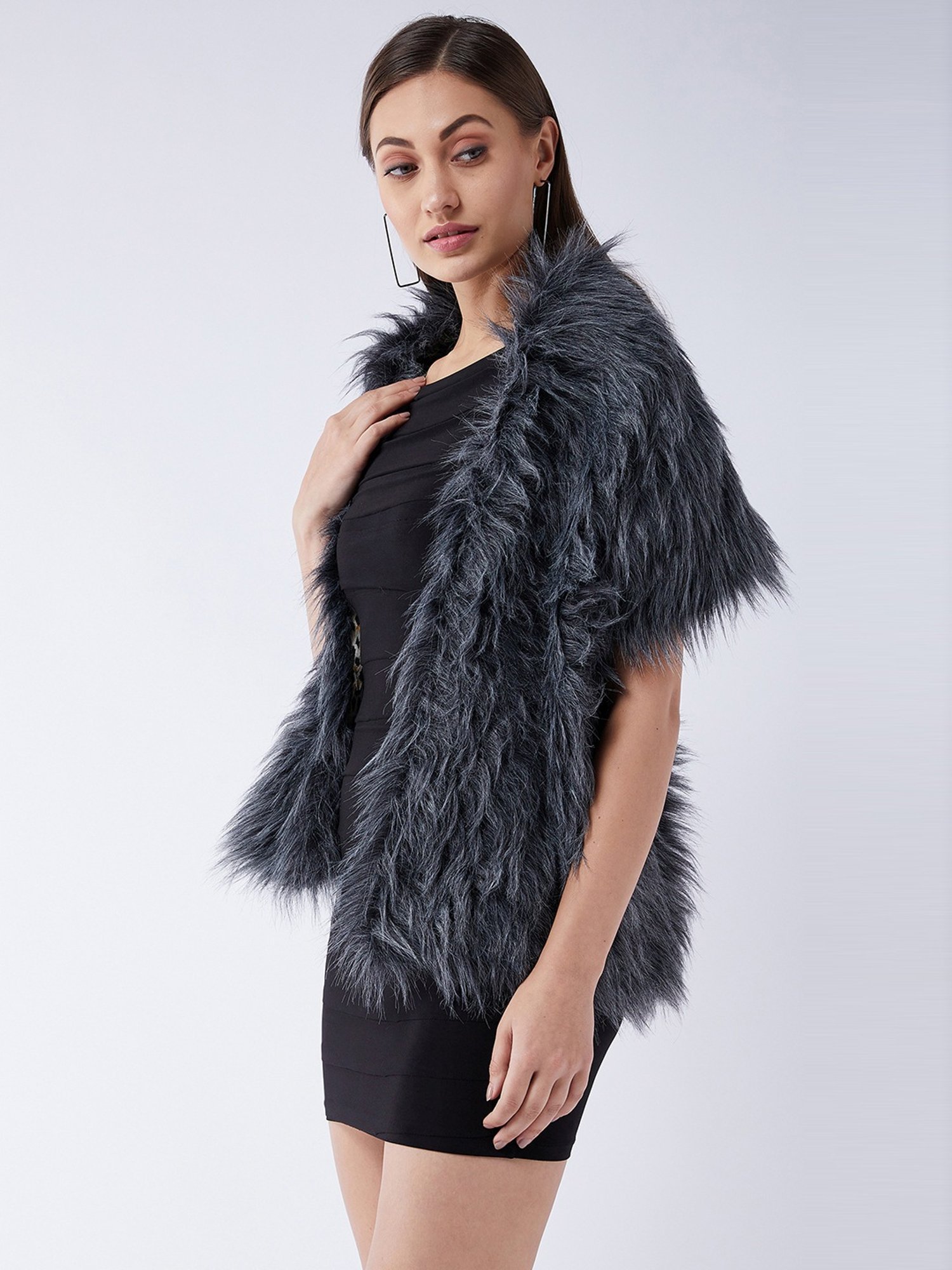 Inweave Grey Plain Cape