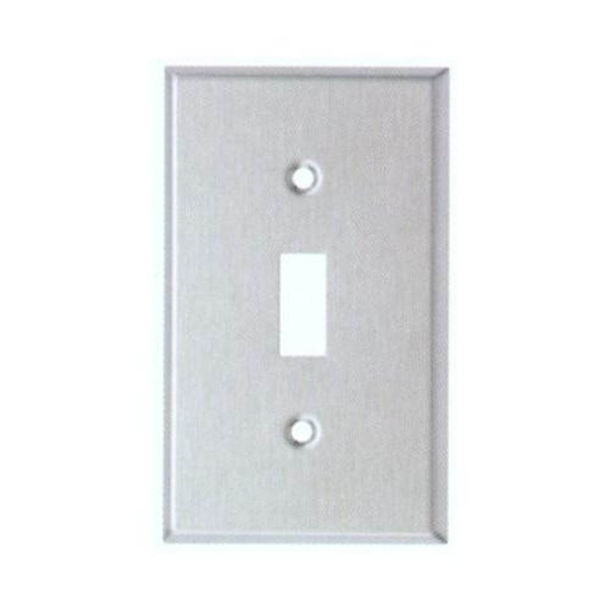 Morris Products 83872 304 Stainless Steel Midsize Wall Plates 1 Gang Toggle Switch