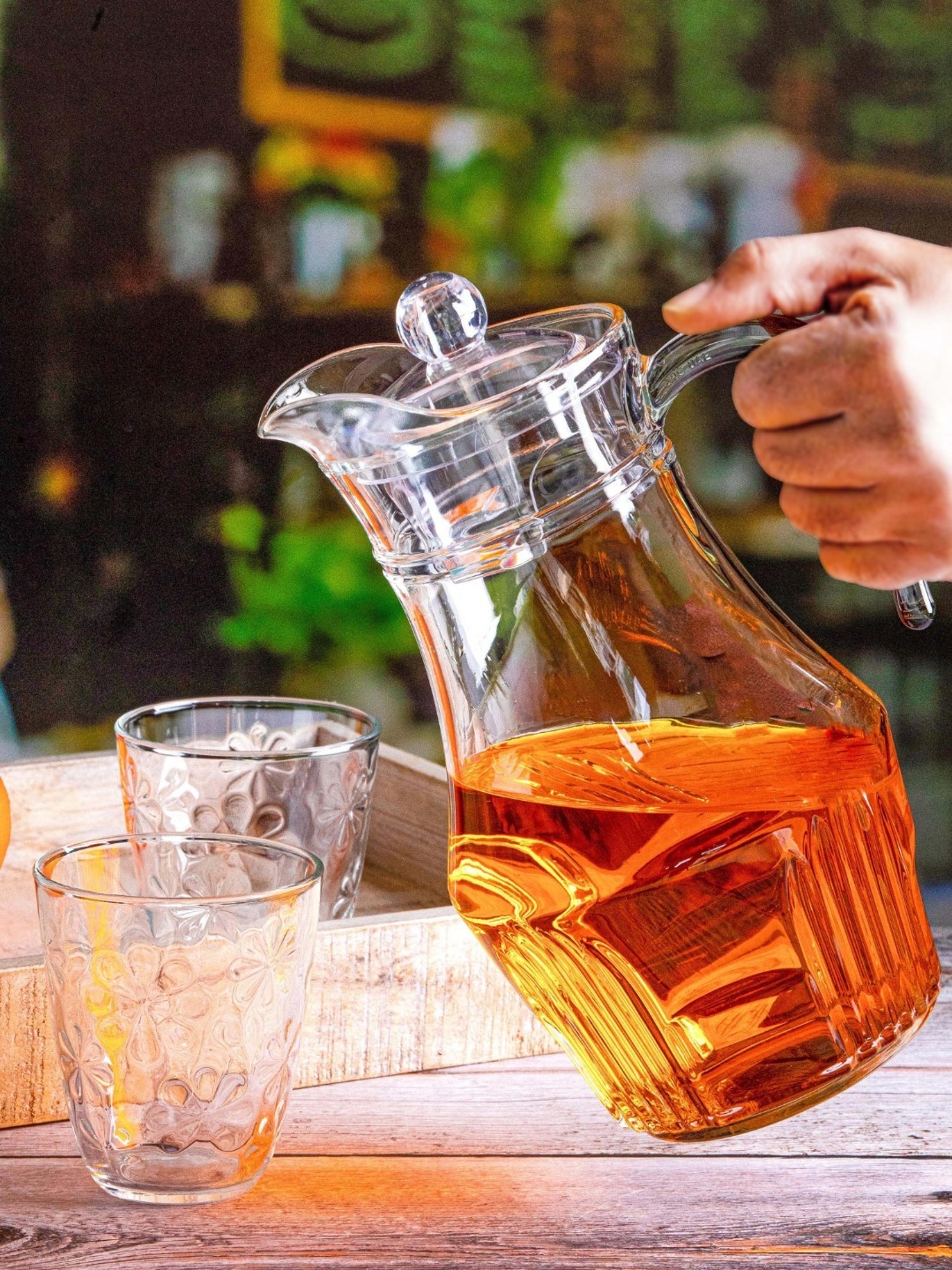 Luminarc Transparent Glass Beverage Serving Orient Jug