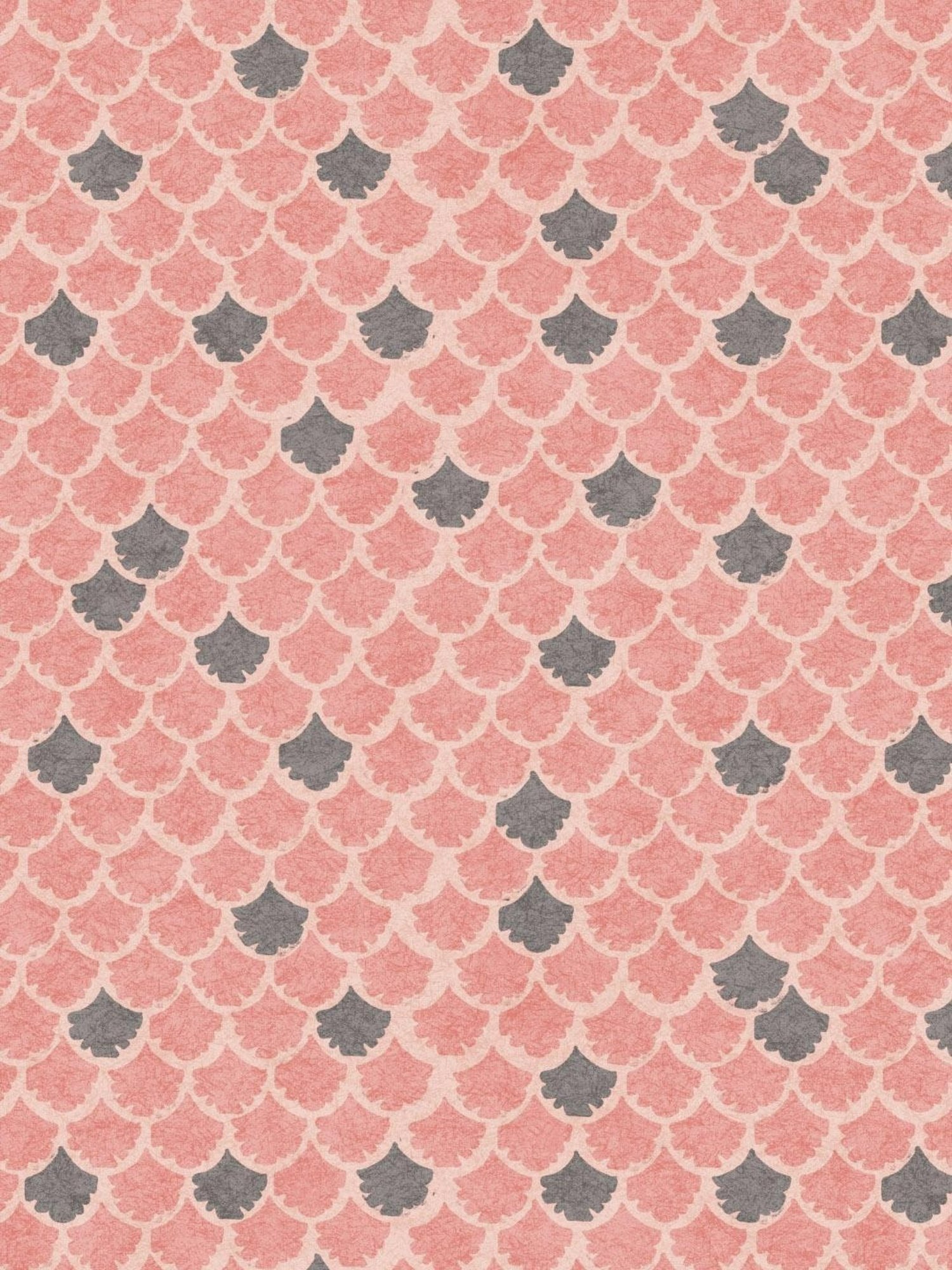 SPACES DRAPE STORY Elegent Digital Print Pink Polyester 5 ft Window Curtains - Set of 2