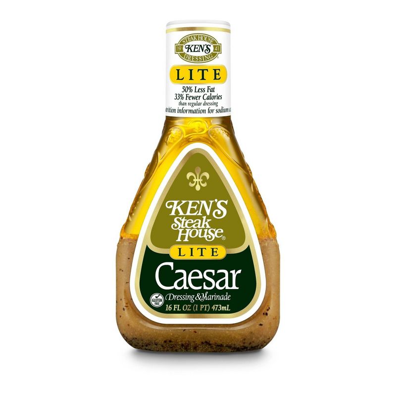 Ken's Steak House Lite Caesar Salad Dressing - 16fl oz