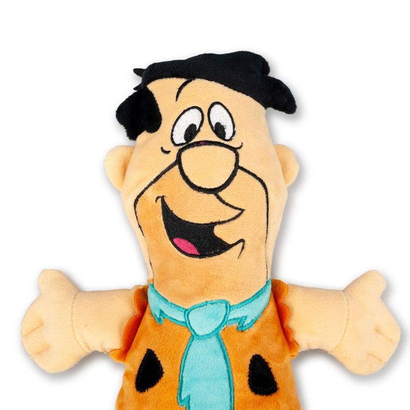 Crowded Coop, LLC The Flintstones Fred Flintstone 12" Plush Dog Toy