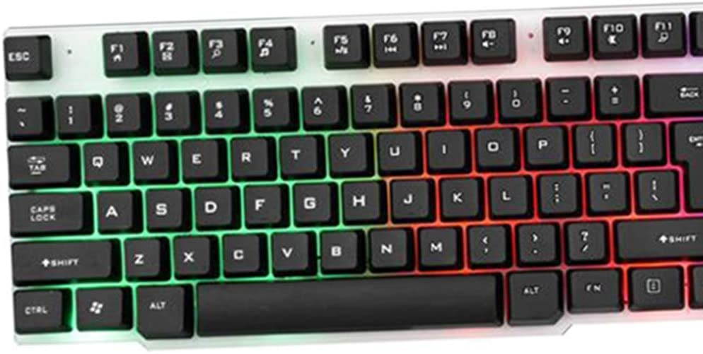 MagiDeal LIMEIDE GTX300 Wired Gaming Mechanical Keyboard RGB Backlit Backlight Computer Keyboard - Black