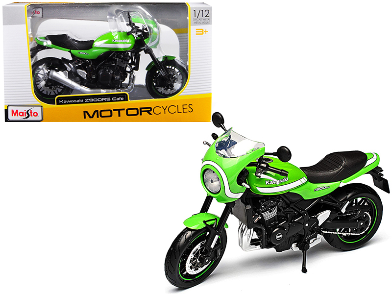 2010 Kawasaki Ninja ZX-10R Green with Plastic Display Stand 1/12 Diecast Motorcycle Model by Maisto