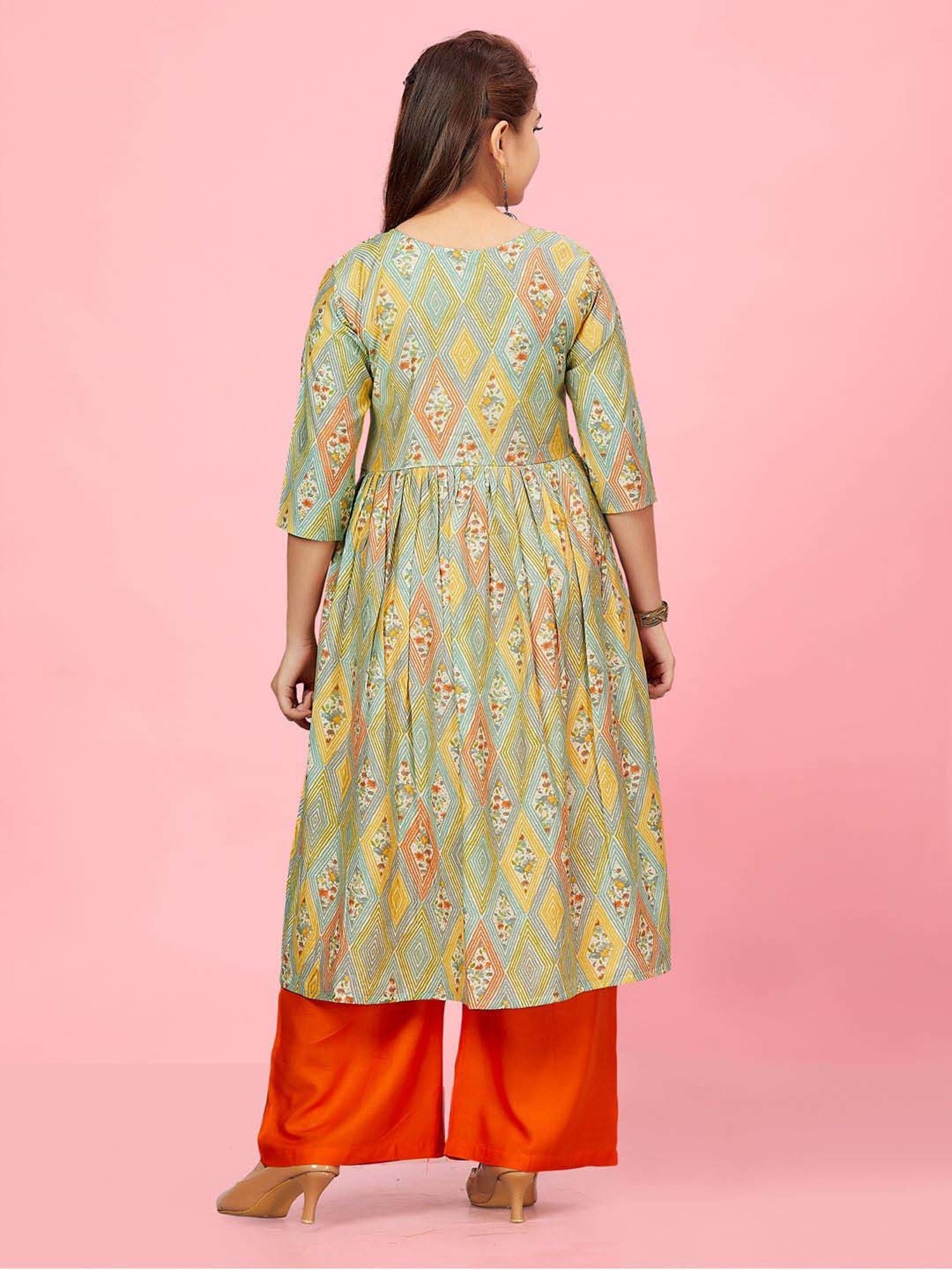 Aarika Kids Multicolor Embroidered Kurti