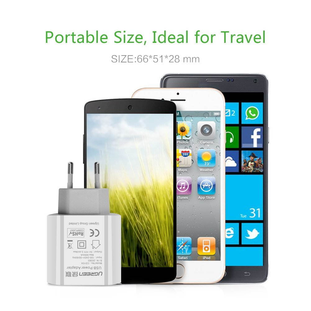 17W 3.4A Doppel Ports Universal USB charger for  iPhone 6 / 5S / 5 / 4S, iPad Air,iPad Mini,Galaxy S5 / S4 / S3, Note3/4,Kameras, MP5 / MP4 ,andere Smart Phones und PC Tabletten