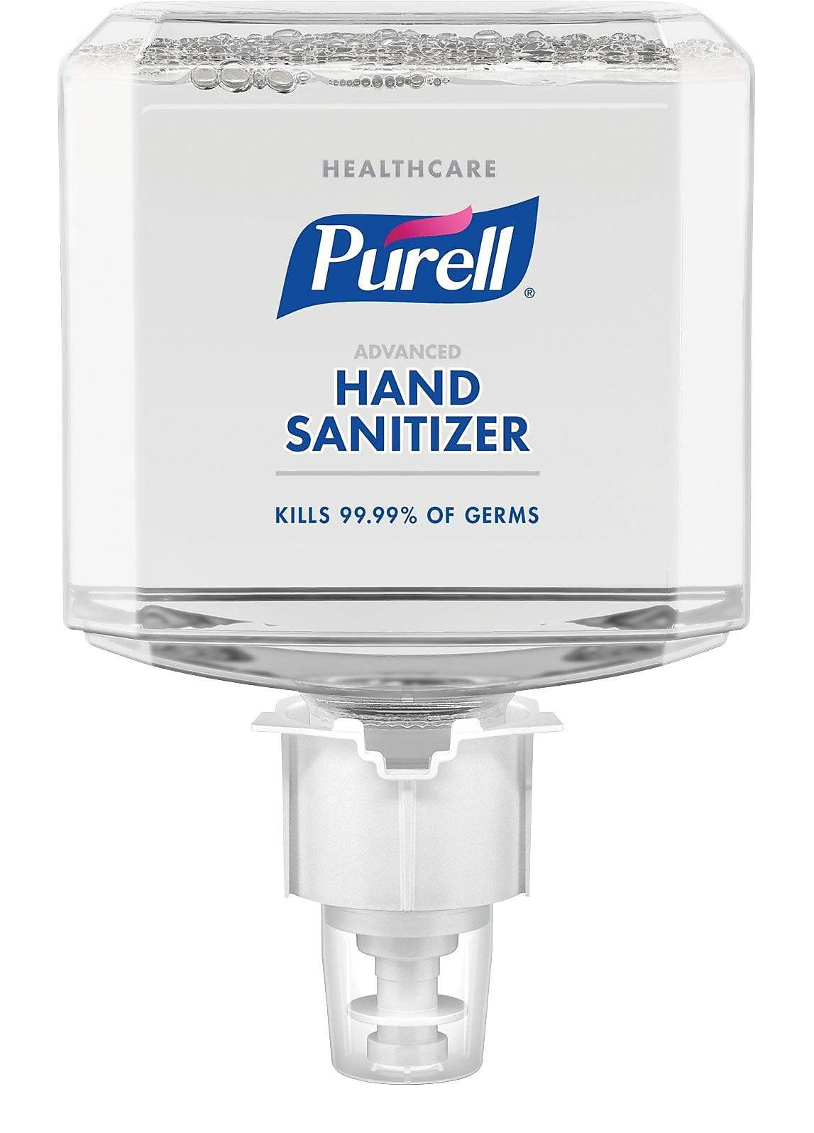 Purell&reg; Healthcare Advanced Unscented Foam Hand Sanitizer Refill, ES4, 40.58 Oz