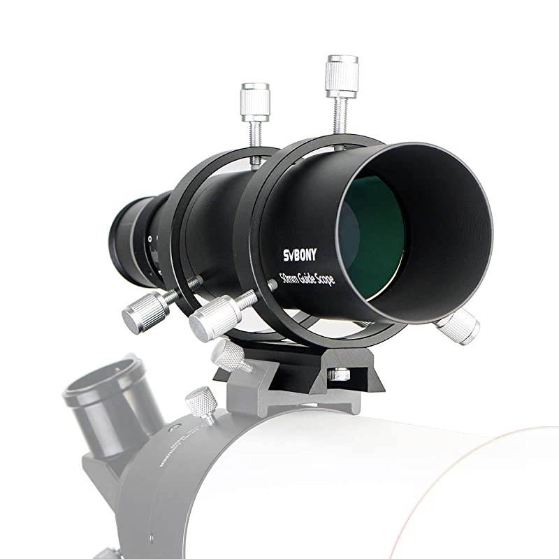 SV106 Guide Scope with Helical Focuser Finder and Guide Scope MultiUse for Astronomical Telescope 50mm