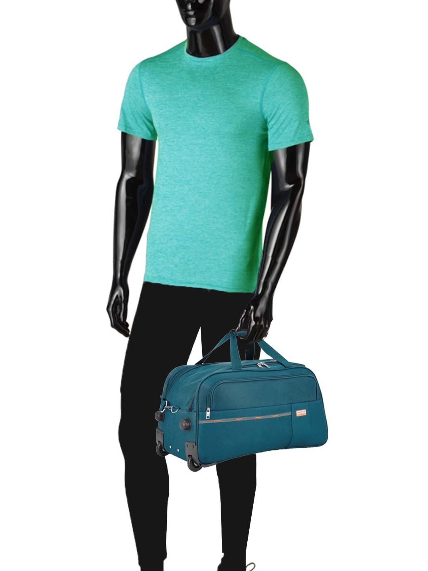 Aristocrat Blue Small Soft Duffle Trolley - 56 cm