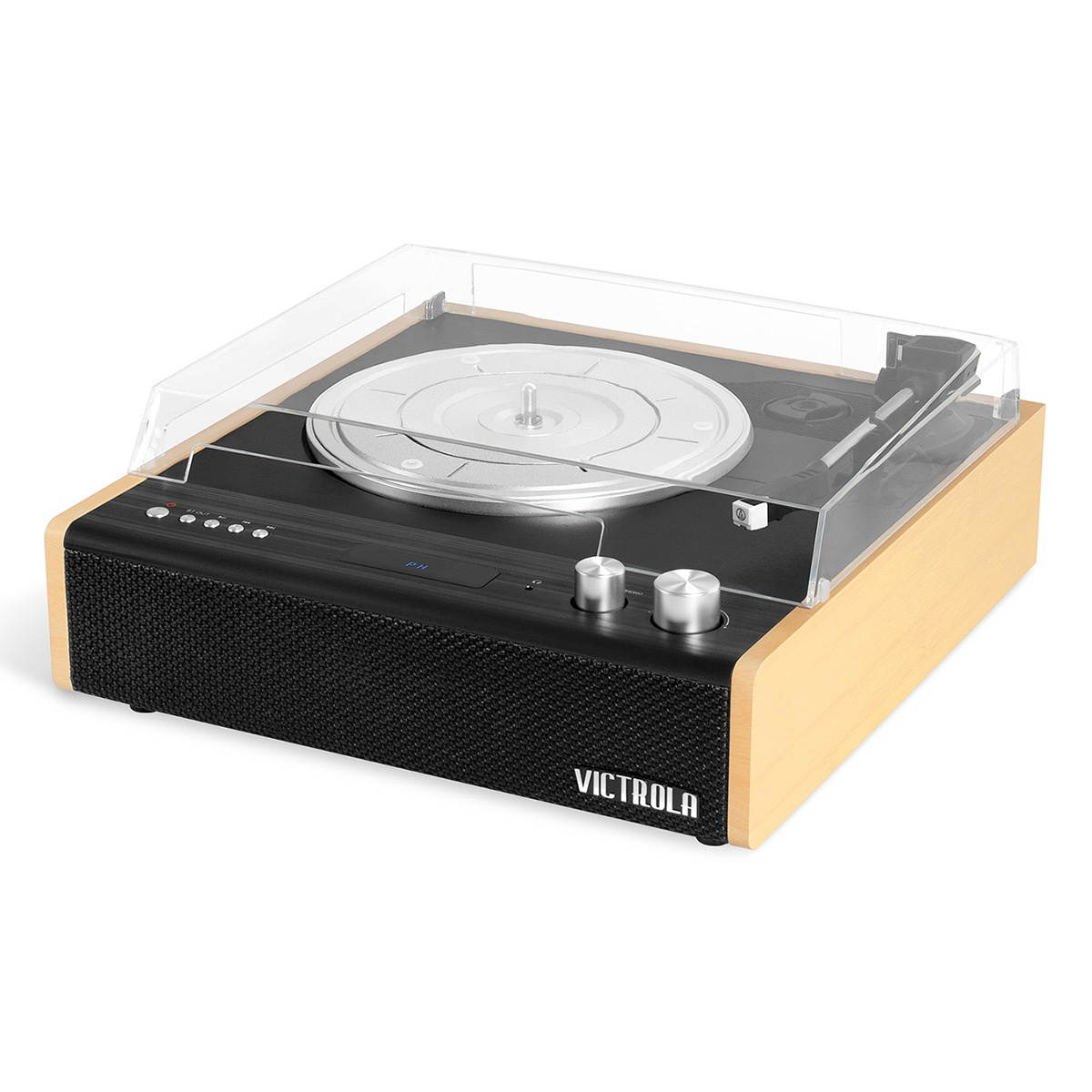 Victrola Eastwood 3-Speed Dual-Bluetooth Hybrid Turntable (Black/Bamboo)
