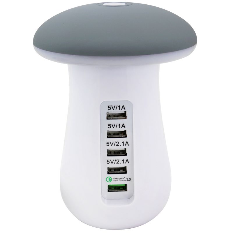 Trexonic 6A 5-Port USB Charging Station with Qualcomm Quick Charge 3.0 Technology