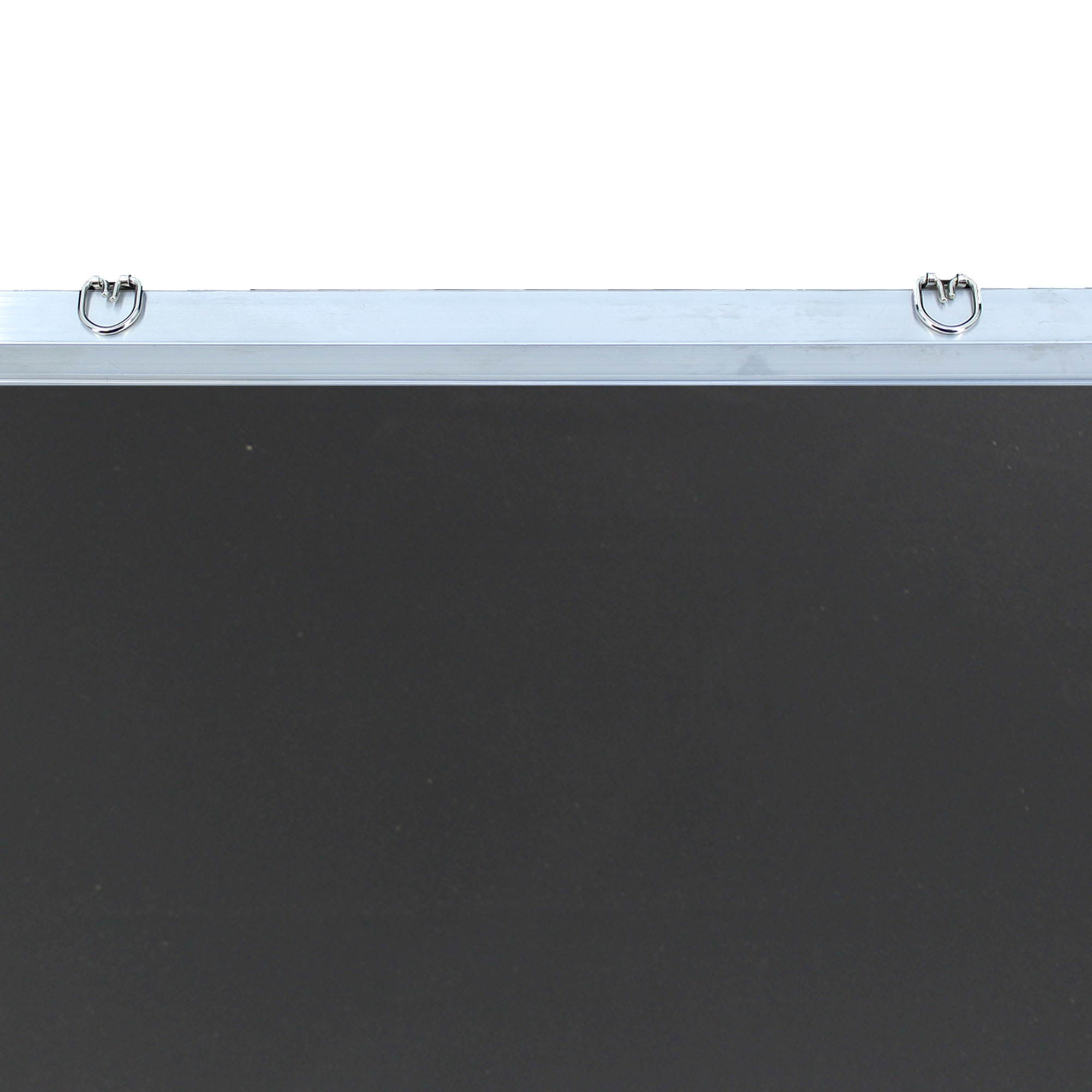 Flipside Products 36" x 48" Black Aluminum Framed Chalkboard for Classroom, Office and Home