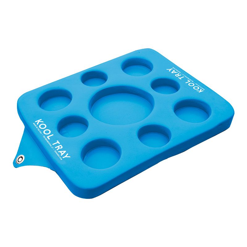 TRC Recreation Super Soft 20" Kool Floating Beverage Holder & Game Board, Blue