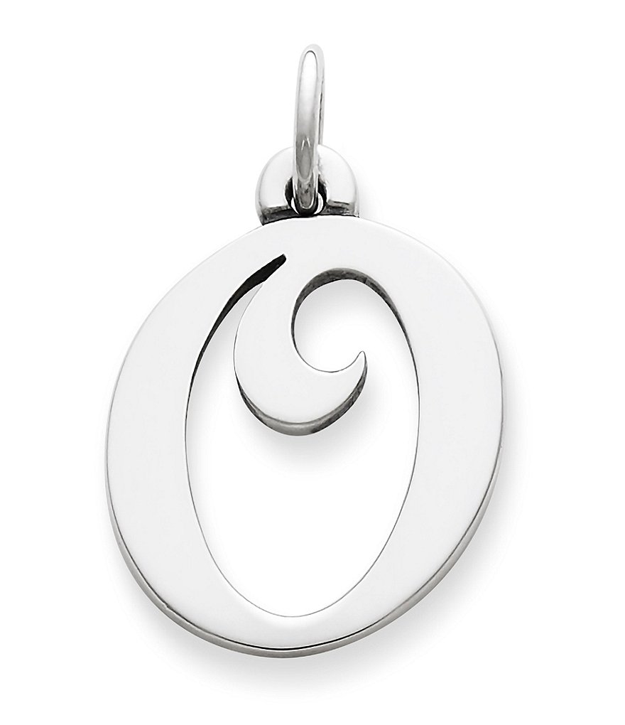 James Avery Large Script Initial Pendant