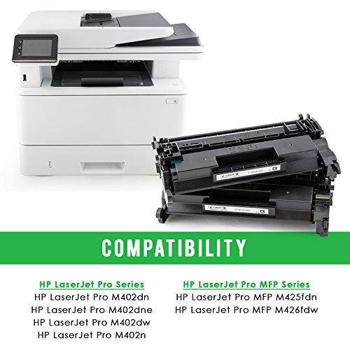 LINKYO Replacement for HP 26A CF226A Toner Cartridge (Black, 2-Pack)