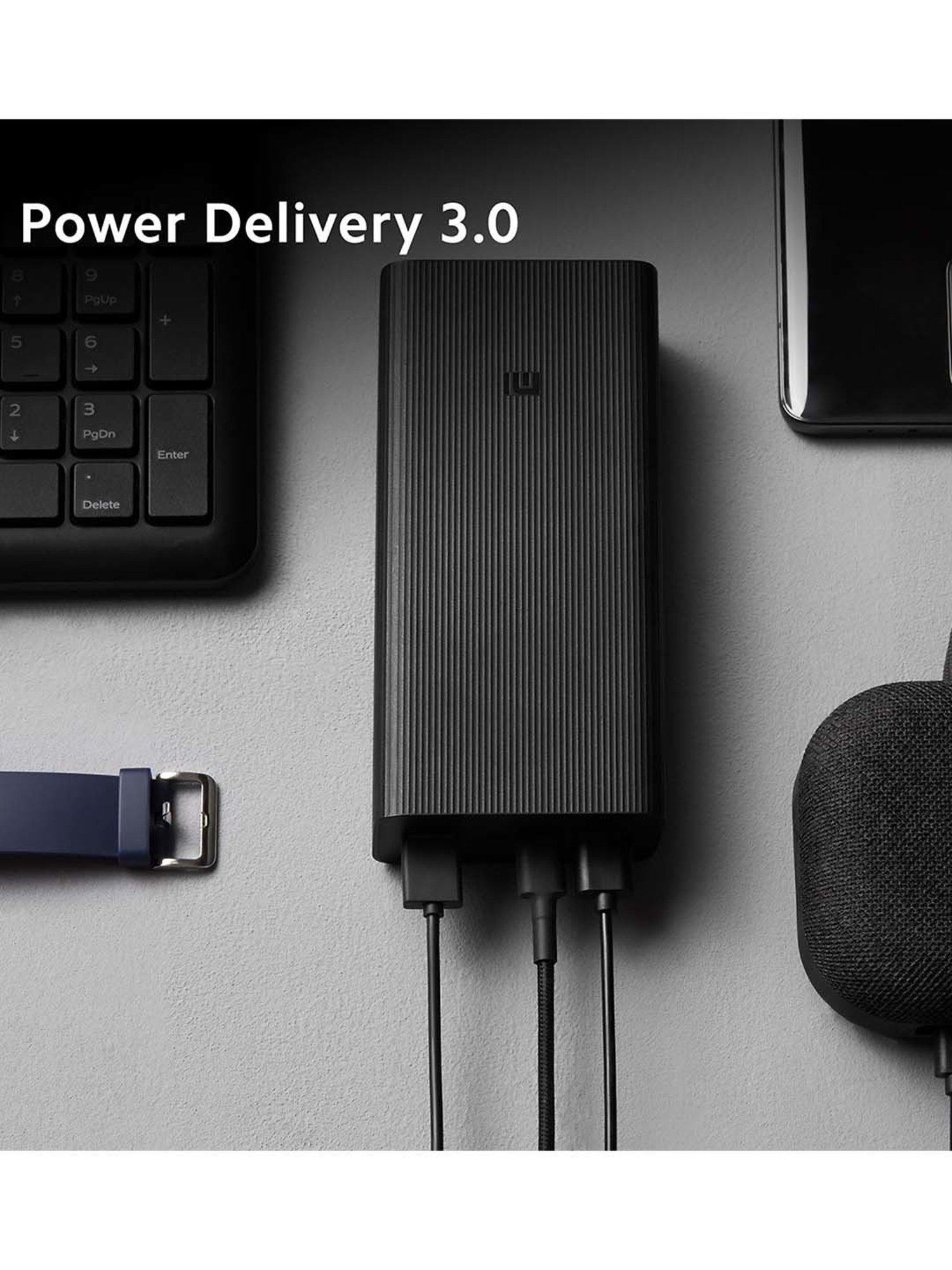 Xiaomi Mi 30000 mAh Power Bank with 18 W Fast Charging (Black)