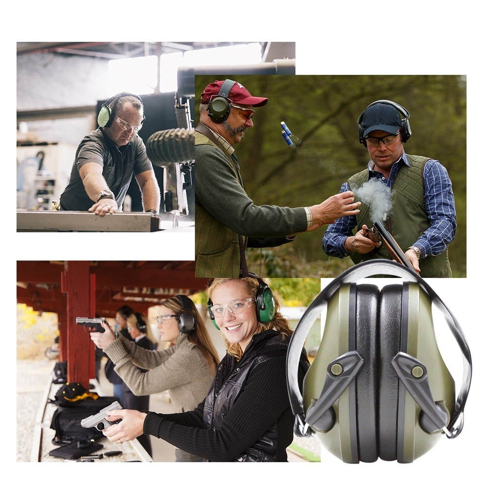 Ear Protector Electronic Tactical Shooting Earmuff Hearing Protection Adjustable Foldable Anti Noise Snore