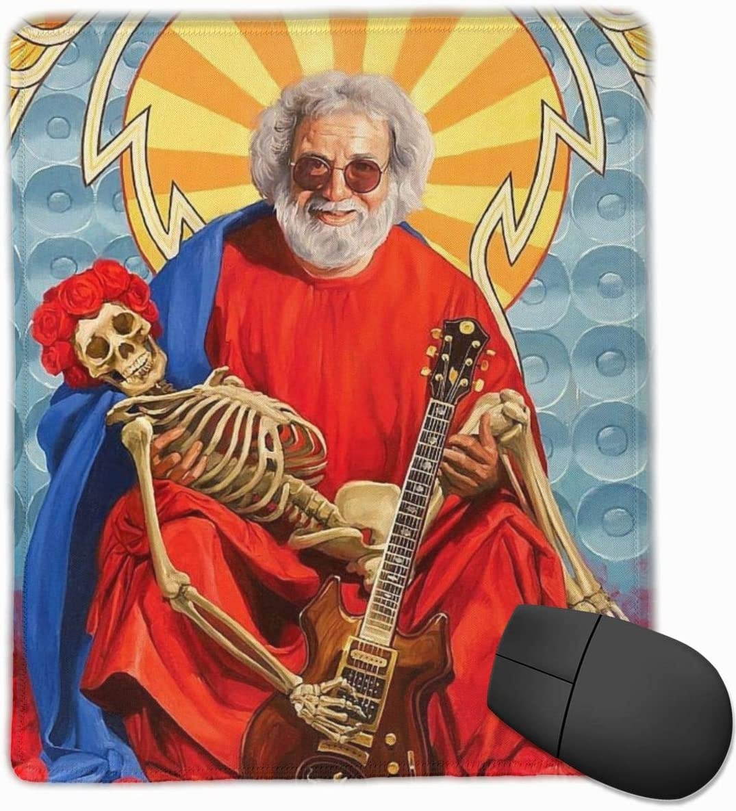 Grate-ful Dead Mouse Pad Dancing Bear Printed Mousepad Colorful Gaming Mouse Pads Non - Slip Rubber Base for Computer Game 7.1x8.7 in/18x22 cm