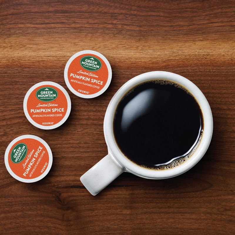 48ct Green Mountain Coffee Pumpkin Spice Keurig K-Cup Coffee Pods Flavored Coffee Light Roast