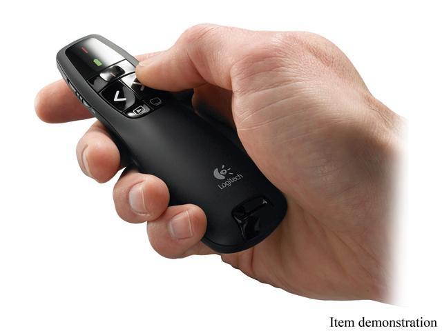 Logitech Presenter R400 Wireless USB 2.4Ghz Receiver PPT Presenter Green Laser