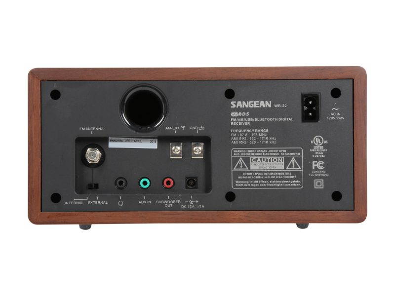 SANGEAN FM-RBDS / AM / USB / Bluetooth Digital Receiver WR-22WL